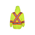 100% Polyester Reflective Safety Hooded Sweatshirt